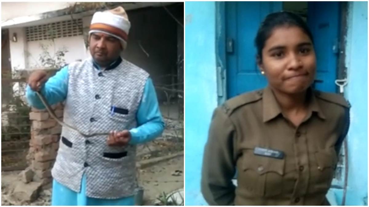 OMG महाशिवरात्रि पर महिला आरक्षक के पैर में लिपट गया सांप 8 OMG महाशिवरात्रि पर महिला आरक्षक के पैर में लिपट गया सांप