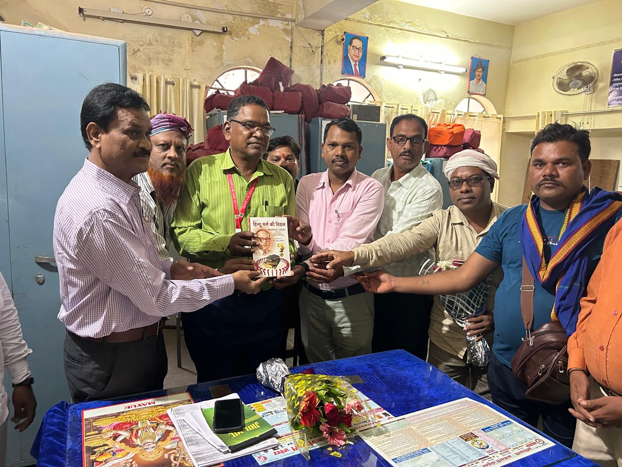 अजाक्स कटनी ने किया जिला शिक्षा अधिकारी का स्वागत