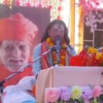 तिंगवा धाम में पंडित अभिषेक नंदन शास्त्री के मुखारविंद  से श्री मद भागवत कथा ज्ञान यज्ञ  का श्रद्धालु कर रहे रसपान श्रद्धालुओं का लग रहा जमघट।