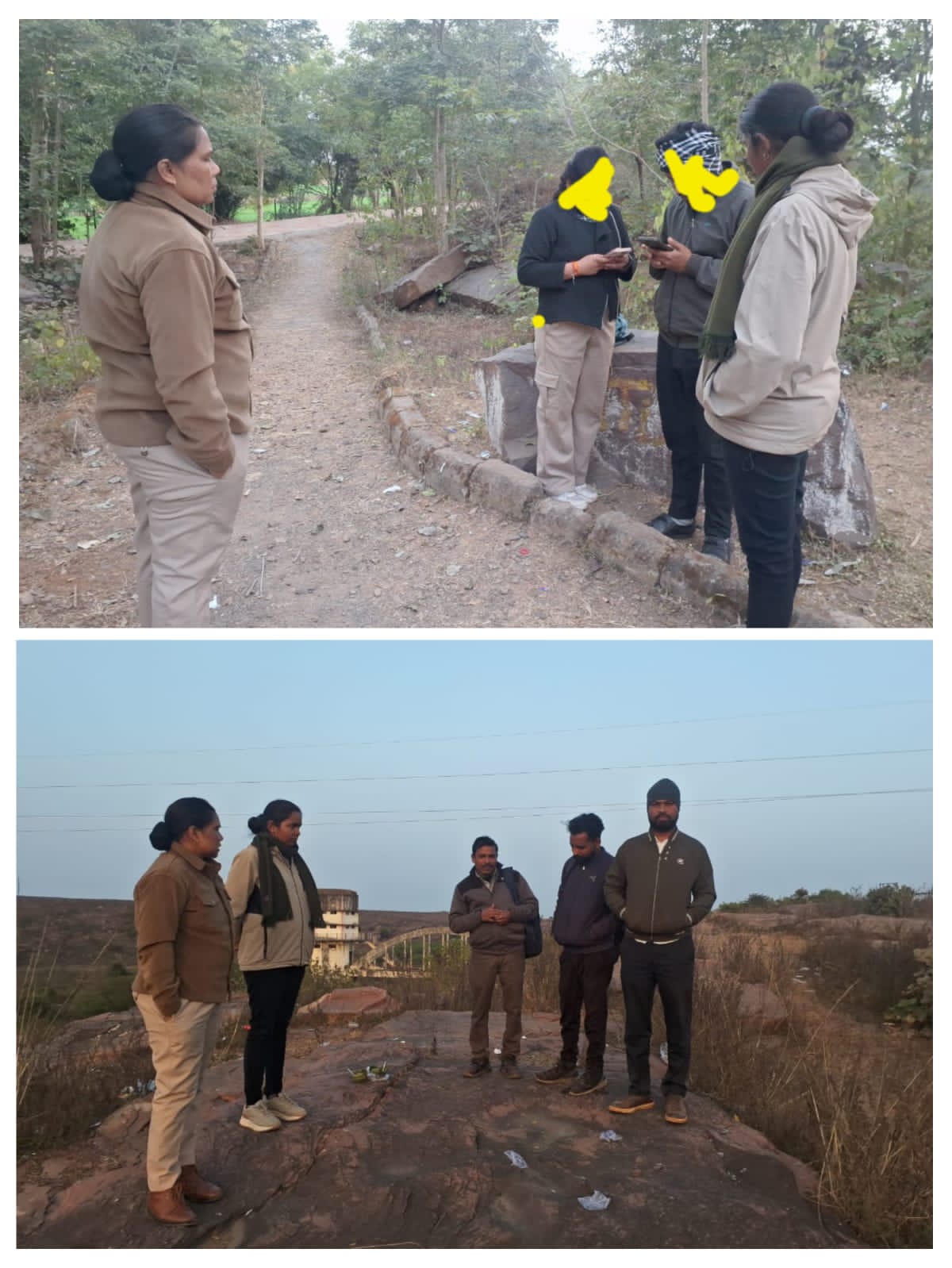 महिला सुरक्षा को लेकर निर्भय पेट्रोलिंग , अमकुही पहाड़ी व सुरम्य पार्क में पुलिस की सख्ती