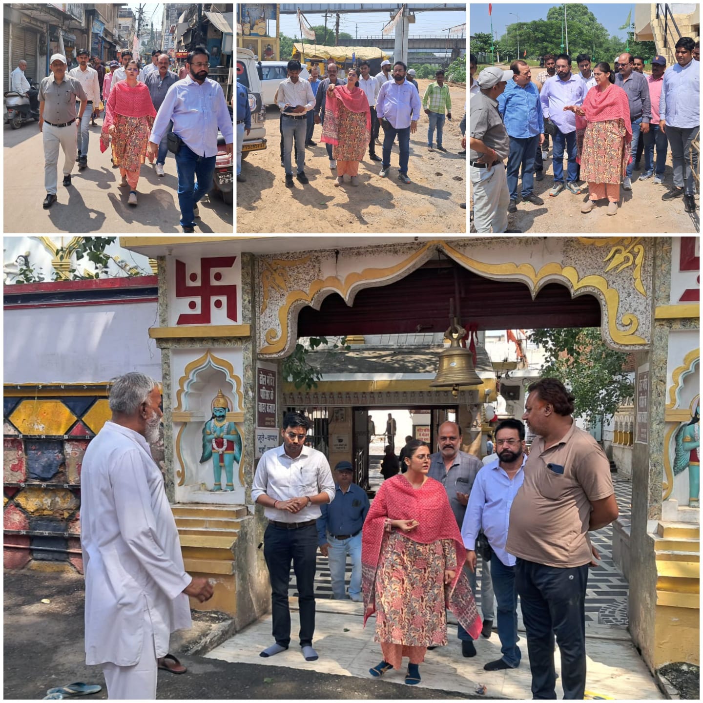 नवरात्रि पर्व की तैयारियों को लेकर निगमायुक्त ने जालपा मंदिर, रामलीला मैदान, जुलूस मार्ग एवं गाटर घाट का किया निरीक्षण,श्रद्धालुओं की सुविधा सर्वोपरि, जुलूस मार्ग को गड्ढामुक्त करने सहित सभी व्यवस्थाएं समय-सीमा में पूर्ण करने के निर्देश 2 नवरात्रि पर्व की तैयारियों को लेकर निगमायुक्त ने जालपा मंदिर, रामलीला मैदान, जुलूस मार्ग एवं गाटर घाट का किया निरीक्षण,श्रद्धालुओं की सुविधा सर्वोपरि, जुलूस मार्ग को गड्ढामुक्त करने सहित सभी व्यवस्थाएं समय-सीमा में पूर्ण करने के निर्देश