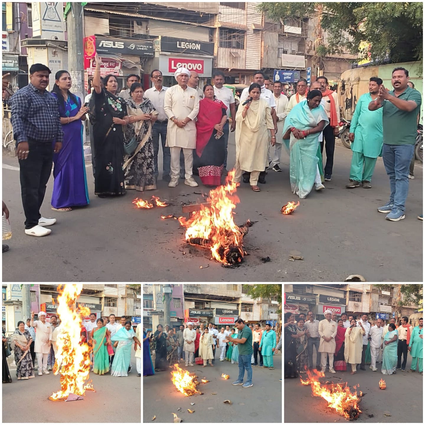 भाजपा महिला मोर्चा ने कांग्रेस सांसद का पुतला दहन कर जताया विरोध,जेएनयू छात्राओं से जुड़े कथित यौन उत्पीड़न मामले में कार्रवाई की मांग, कांग्रेस पर महिला सम्मान के मुद्दे पर दोहरे मापदंड अपनाने का आरोप 14 भाजपा महिला मोर्चा ने कांग्रेस सांसद का पुतला दहन कर जताया विरोध,जेएनयू छात्राओं से जुड़े कथित यौन उत्पीड़न मामले में कार्रवाई की मांग, कांग्रेस पर महिला सम्मान के मुद्दे पर दोहरे मापदंड अपनाने का आरोप