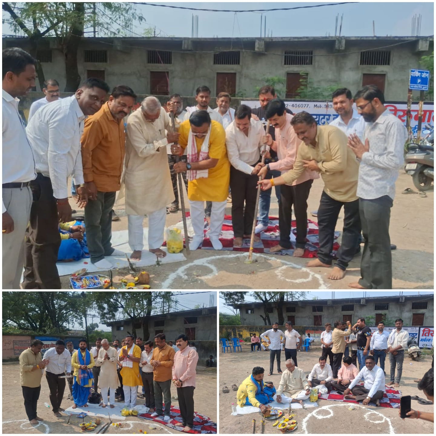 बजरंग उत्सव समिति के दशहरा महोत्सव का भूमिपूजन संपन्न, 21 अक्टूबर को होगा रावण दहन,20 अक्टूबर को सजेगी सांस्कृतिक कार्यक्रमों की महफिल, रामलीला का भी होगा आयोजन