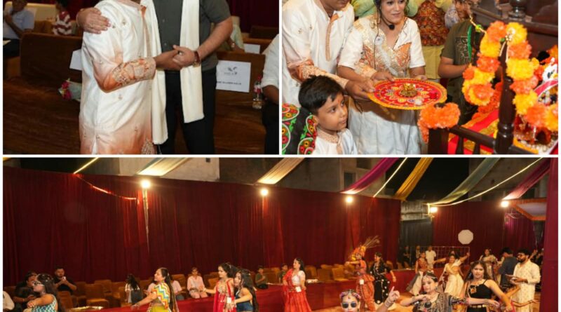 शक्ति की आराधना के साथ बिखरी गरबा की रंगीन छटा उत्साह और उमंग के साथ गरबा फेस्ट का आयोजन